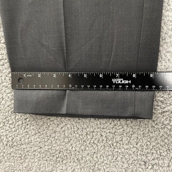 Axist‎ Premium Performance Flat Front Men 38 Gray No Iron Dress Pants - Picture 11 of 12